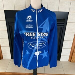 Verge Sport Custom, Free State Racing, Cycling, Front Full Zip Jersey, Sz L